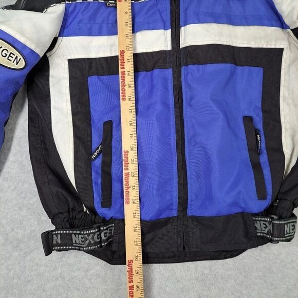 Nexgen Motorcycle Jacket Mens Large Cordura Thinsulate Leather Padded Waterproof - Picture 15 of 15